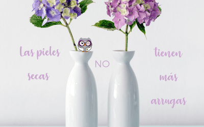Las pieles secas no tienen más arrugas