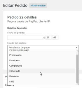 Woocommerce - gestión de los pedidos de tu farmacia online 1 Estados de pedidos WooCommerce - Tiendas online para farmacias