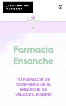 Diseño web para clínicas y profesionales de la salud 10 03 - Farmacia Ensanche - Página web para farmacias - Starfarma
