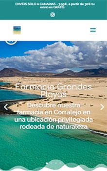 Diseño web para clínicas y profesionales de la salud 3 05 - Farmacia Grandes Playas - Tienda online para farmacias - Starfarma