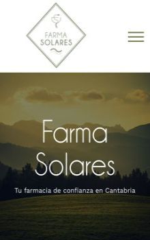 Diseño web para clínicas y profesionales de la salud 8 07 - Farmacia FarmaSolares - Tienda online para farmacias - Starfarma