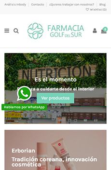 Diseño web para clínicas y profesionales de la salud 13 golf der sur - Farmacia online - Starfarma
